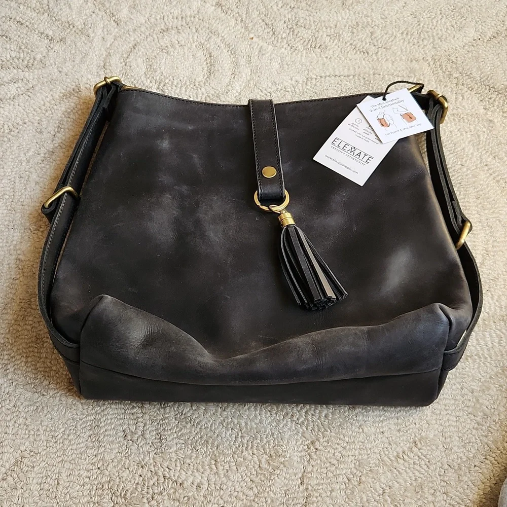 Black ELEVATE shoulder bag/backpack - Picture 1 of 5
